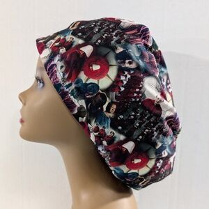Handmaid, Euro Scrub Cap, Scrub Cap, Head Covering, Chemo Hat